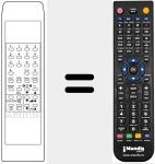 Comandament a dist&agrave;ncia substitut de TC 20050