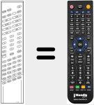 Comandament a dist&agrave;ncia substitut de TC 300