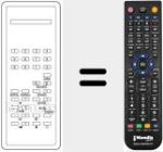 Comandament a dist&agrave;ncia substitut de TC 30 E