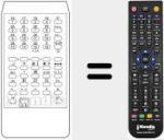 Comandament a dist&agrave;ncia substitut de TELECOMPUTER 5500