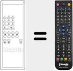 Comandament a dist&agrave;ncia substitut de TP 600