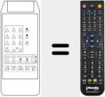 Comandament a dist&agrave;ncia substitut de TP 859 R / N