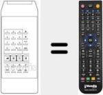 Comandament a dist&agrave;ncia substitut de TP 875