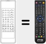 Comandament a dist&agrave;ncia substitut de TPG 703