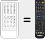 Comandament a distància substitut de TRS 99 / 32