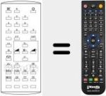 Comandament a dist&agrave;ncia substitut de UNIVERSUM IR 5421