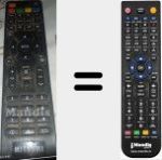 Comandament a distància substitut de 1 A 12 H