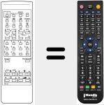 Comandament a dist&agrave;ncia substitut de RC-Q