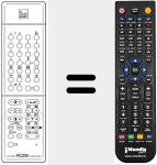 Comandament a dist&agrave;ncia substitut de RC 200
