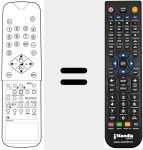 Comandament a dist&agrave;ncia substitut de RC 613311