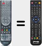 Comandament a dist&agrave;ncia substitut de VISIONARYLT1910DVD
