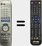 Comandament a dist&agrave;ncia substitut de EUR7659YG0