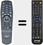 Comandament a dist&agrave;ncia substitut de TP-014