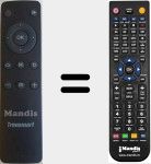 Comandament a distància substitut de Vega S95