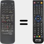 Comandament a distància substitut de 0766093070
