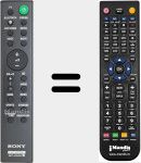 Comandament a dist&agrave;ncia substitut de RMT-AH500U (1-493-544-11)