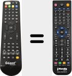 Comandament a dist&agrave;ncia substitut de GN-4040