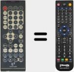 Comandament a dist&agrave;ncia substitut de REMCON840