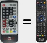 Comandament a dist&agrave;ncia substitut de NOT001