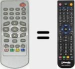 Comandament a dist&agrave;ncia substitut de REMCON586