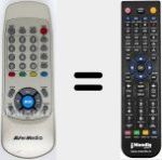 Comandament a dist&agrave;ncia substitut de RM-C2 (AVER003)