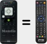 Comandament a dist&agrave;ncia substitut de RC2234304/01B (313922955251)