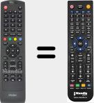 Comandament a distància substitut de 904-HRK86-10064