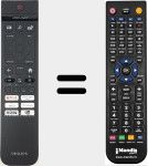 Comandament a distància substitut de 398GR10BEPHNF000CR (996592404224)