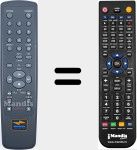 Comandament a dist&agrave;ncia substitut de AUX001