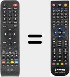 Comandament a distància substitut de BR01