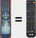 Comandament a dist&agrave;ncia substitut de TQT1910BT001DVD