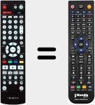 Comandament a dist&agrave;ncia substitut de OPPO002