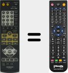 Comandament a distància substitut de RC-655DV