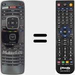 Comandament a distància substitut de XRB100 (RC288480101)