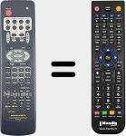 Comandament a dist&agrave;ncia substitut de RC5300SR