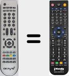 Comandament a dist&agrave;ncia substitut de RC6121