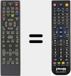 Comandament a distància substitut de REMCON1443