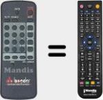 Comandament a dist&agrave;ncia substitut de REMCON1642