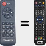 Comandament a dist&agrave;ncia substitut de REMCON1982