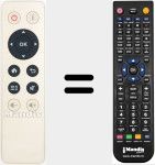 Comandament a dist&agrave;ncia substitut de RM-IR002