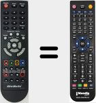 Comandament a dist&agrave;ncia substitut de RM-KV