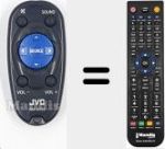 Comandament a dist&agrave;ncia substitut de RM-RK52M (A7A-0033-00)