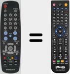 Comandament a dist&agrave;ncia substitut de TM-95 (BN59-00678A)