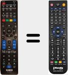 Comandament a distància substitut de RC-327ST