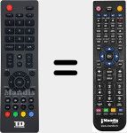 Comandament a distància substitut de K50DLM8F