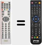 Comandament a dist&agrave;ncia substitut de REMCON043