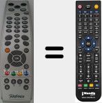 Comandament a distància substitut de URC39860