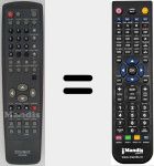 Comandament a distància substitut de SR-62A