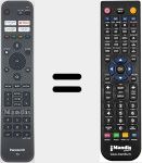 Comandament a distància substitut de RC44255 (30120852)