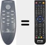 Comandament a distància substitut de 361041100